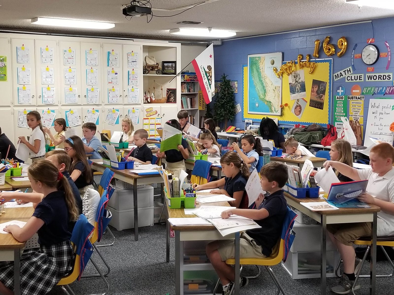 Lower grades classroom